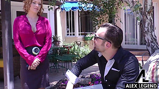 Curvy Redhead Krissy Lynn Gets Fucked By Alex Legend Outdoors!