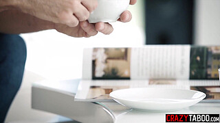 Lustful MILF enjoys hardcore anal sex after big tits MILF gave a blowjob