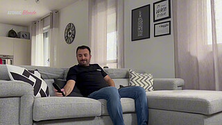 Blonde Slutty Wife Punished with First Rough Anal Fuck