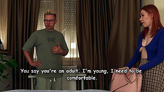 Step Mom Shares Bed with Step Son - Naughty Nighttime Fun!