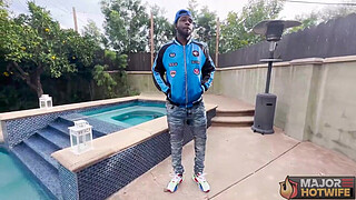 Curvy Redhead MILF Peacehs Gets Filled In Cozy Cabin By Rome Major!