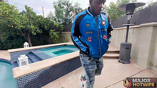 Curvy Redhead MILF Peacehs Gets Filled In Cozy Cabin By Rome Major!