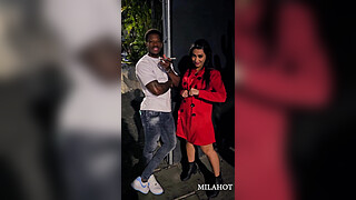 I had sex with a young black guy with a big, thick dick BBC while her husband filmed everything.