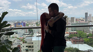 Romantic afternoon with thick Redhead