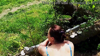 Naughty Risky Public Fuck in German Park with Hot Milf