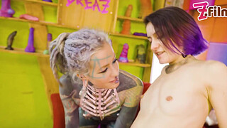 Two Skinny Sweethearts Get Wrecked by the Serviceman’s Massive Cock