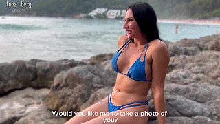 Pickup Lessons: Fucked a beautiful model in all holes - pick up a real model like a photographer Part 1