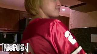 MOFOS - Football Season Gets Wild When Thena Sky & Annika Amour Turn An Ass Grabbing Incident Into Suck N Fuck Action