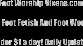 You know you cant resist the chance to worship our feet