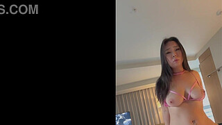 big booty asian girl rides face and big dick cowgirl CREAMPIED