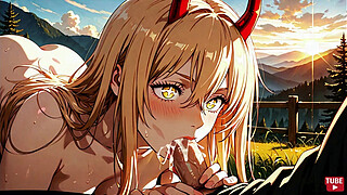 Chainsaw Man Hentai - Denji x Power Pic Collection - Japanese Asian Manga Anime Game Porn Video