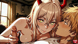 Chainsaw Man Hentai - Denji x Power Pic Collection - Japanese Asian Manga Anime Game Porn Video