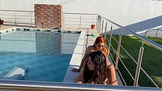 lesbian sex, I fuck my stepdaughter's pussy