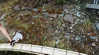 Outdoor Ass Fuck with Brunette German Milf