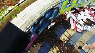 Outdoor Ass Fuck with Brunette German Milf