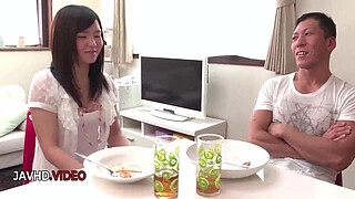 Fingering makes JAV teen Sanae Akino desperate for Blowjob she passionately sucks cock Teen