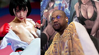 Big Breast Japanese Babes Stripping Down And Showing Their Fat Milky Sweaty Tits As They Train, AI Generated