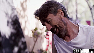 Virgin innocent teen gangbanged by step uncle and his step sons