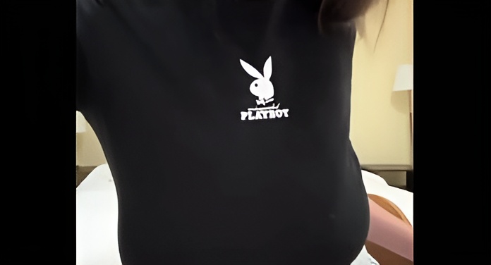 Stepmom with big tits in a short tank top