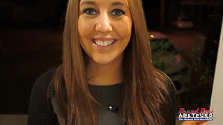 Fiery Redhead Blue Eyes Autum Sloppy Deepthroat Blowjob Passionate Heat!