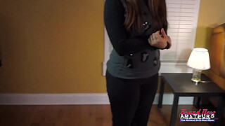 Fiery Redhead Blue Eyes Autum Sloppy Deepthroat Blowjob Passionate Heat!