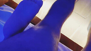 I fuck her without a condom and she fills my cock with her juices