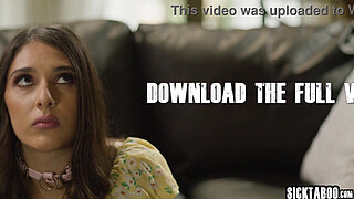 Big ass stepdaughter Aria Sloane wants a new pet so she have to earn it