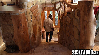 Horny big ass MILF sucks dick before anal sex with big dick black boyfriend