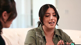 Chubby Arab cougar eating her captains juicy pussy