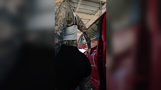 Booty at the gym hot milf ass