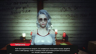 A priest punishes a young nun for her sins. Hentai Game 3D Animation