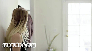 Blonde Babe Fuck With Her Stepdad To Make Him Feel Better