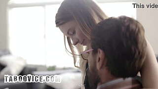 Blonde Babe Fuck With Her Stepdad To Make Him Feel Better