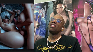 Big Breast Thicc Ass Transgender Cock 2B Fucking 9S In Her Tight Ass Hole Until She Creampies, Transgender And Chill, AI Generated