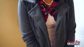 Skylar Slim Brunette Amateur Messy Throat Worship Deep Thrust Heat!