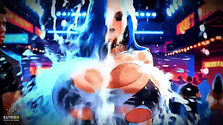 Goth Blue Hair Big Tits Ass Slut Blowjob and Fuck Night Club (100% AI Generated)