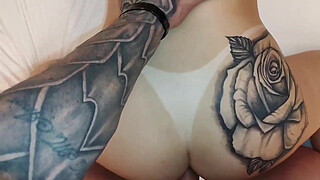 I gave my ass for the first time and the married man ate it hard.