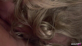 Big natural Tits Domina seduce blonde Mistress to Hard Lezdom FFM Anal Sex and DP Threesome with Fat Cock Client