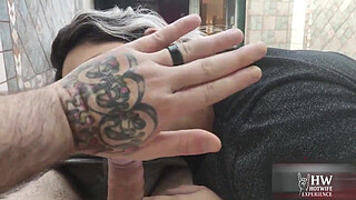 She had sex with her neighbor in the condo pool. The hot, naughty married woman couldn't resist the size of her neighbor's penis and had sex with him in the pool.