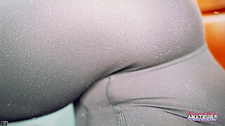 Yoga Debut! Flexible Brunette Raelyn Sloppy Deepthroat Hard Pounding!