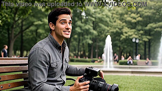 NUDE IN PUBLIC - Fotoshooting - MONICA (**ai-created**)