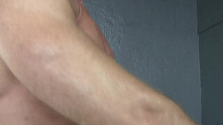 Tiny Japanese girl sucking big white cock