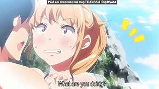 Taku public fucks his hentai milf stepsister in ocean tube