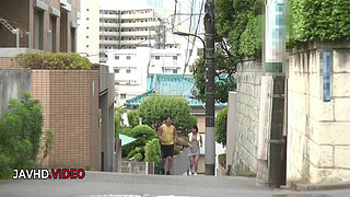 Shaved Pussy sultry JAV babe Uika craves cock Creampie in both holes then gets naughty Toys