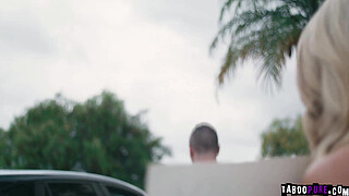 Naked teen Emma Rosie gets into a steamy fuck sesh with a complete stranger Derek Kage after taking her to his place