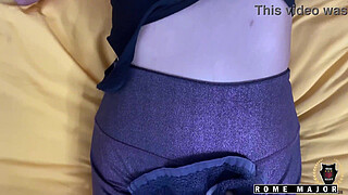 All Sweaty Fit Ava Lee Sucks Rome Major Ass & BBC After Work Out!