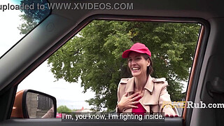 This Brunette Barista Slut Earned Her Tip On Her Knees