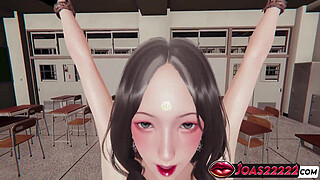 Hot Korean Girl Haneul Rule34 Hentai - Thighjob Fetish in Black Lingerie, POV Missionary Sex with Moans, and Lifting Tied Sex That Ends in a Creampie