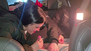 Dirty sluts sucking dick in the Uber before party! Knock Knock Stream