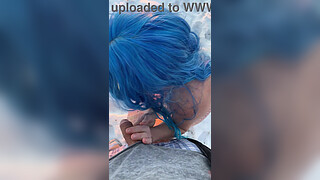 Spray hot steamy piss in my mouth , public pee drinking